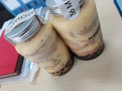 珍珠蛋糕奶茶-36抹茶·千层与鲜果茶(欢乐海岸店)