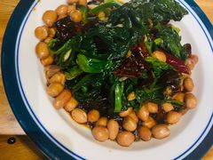 菠菜花生米-铁人烧烤(北京店)