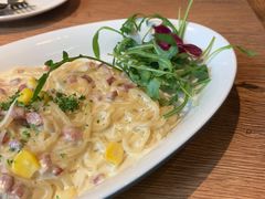 生奶油培根意大利面-玛格萝妮比萨屋(四平店)