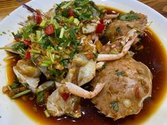 蒜蓉蒸梭子蟹-潮粥馆(长江花园店)