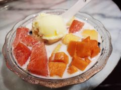 冰淇淋水果龟苓膏-梧州双钱龟苓膏(老街店)