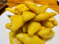 拔丝奶皮子-蒙艾里民族传统菜蒙餐