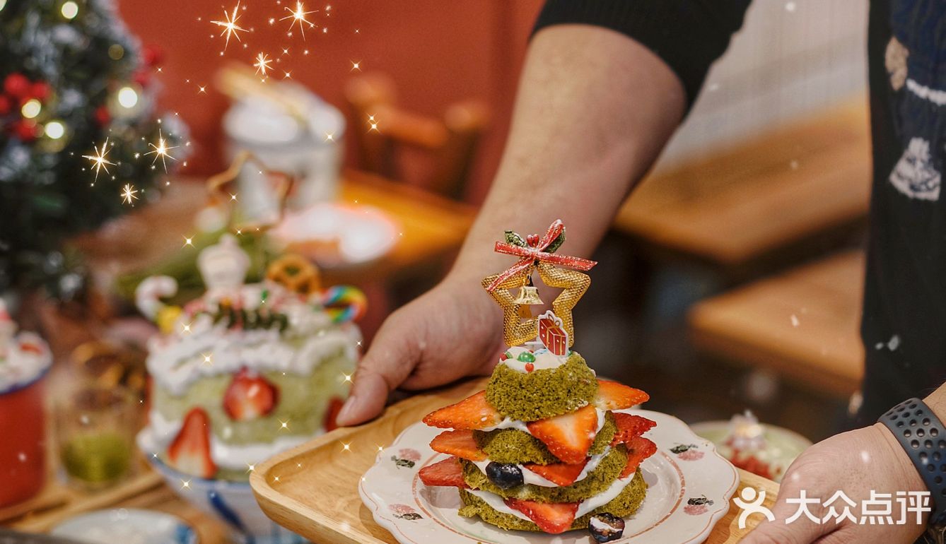 吃火锅🥘却点满了一整桌的甜品🎄🎅🏻