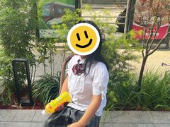 门口的小竹椅&nbsp;现在几乎看不到了-逸桂禾面馆