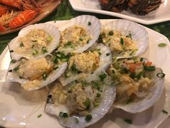 蒜蓉粉丝蒸元贝-盛港湾海鲜食府(黄沙店)
