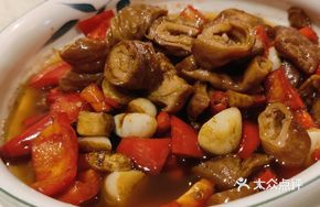 Garlic Pork Intestines