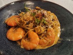 芝士蘑菇鲜虾意大利面-BE BRIGHT KITCHEN(正佳广场店)