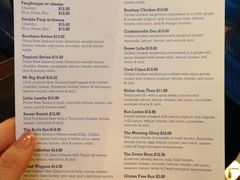 菜单-Fergburger(皇后镇店)