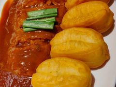 家烧鲽鱼大油条-悦海·家宴·冰花皮皮虾大锅贴(宝龙店)