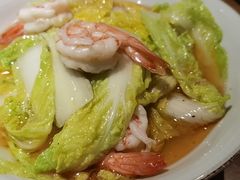 鲜虾烧白菜-潮粥荟·潮汕砂锅粥(朝阳大悦城店)