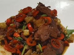 小炒巴马黄牛肉-漓江又一軒·广西菜·桂林米粉(梅林店)