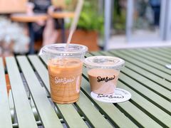 繁星桂花燕麦拿铁-Seesaw Coffee(深圳万象天地店)