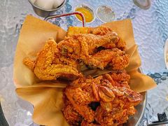 炸鸡翅一半一半-富乐满韩国正宗炸鸡韩国料理(虹泉路店)