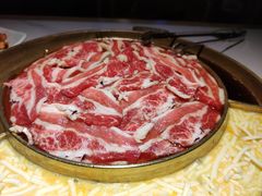 澳洲进口牛五花-猪啊牛呀羊啊铜盘烤肉(正大广场店)