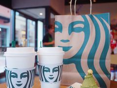 圣诞姜饼风味拿铁-星巴克(天津佛罗伦萨小镇店)