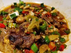野豆角扣猪手-俏九州·小炒黄牛肉(华润万象汇店)