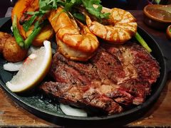 碳烤澳洲肉眼牛排配蛋-bluefrog蓝蛙(悠唐购物中心店)