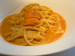 波士顿龙虾马粪海胆蟹肉面配松露-弦月窗LUNETTE BY AMANDA(复兴路洋房店)