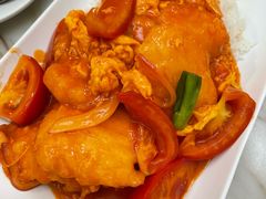 鲜茄炒蛋深海鱼柳饭-翠华餐厅(香港国际机场店)