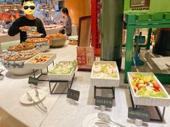 自助取餐区-杭州钱江新城万怡酒店-西餐厅