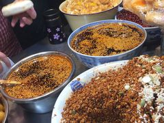 -清真马乐贝腊牛肉蛋黄菜夹馍(马蓉洒金桥店)