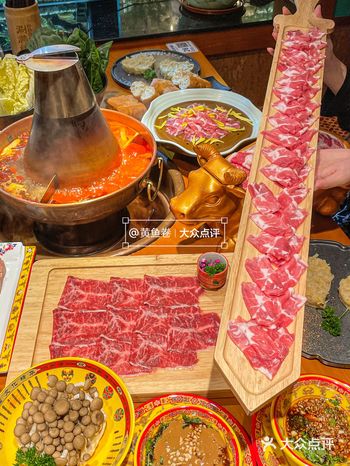 在广州吃到好吃的老北京麻酱涮肉铜火锅️