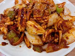 辣炒鱿鱼-贤花饭店(城阳店)