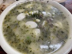 雪菜笋丝鲜牛肉年糕-何永光123鲜牛肉馆(1号店)