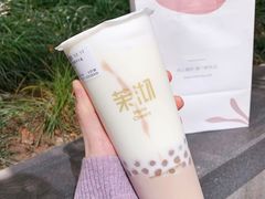 芋圆鲜芋牛乳-茉沏(光启城店)