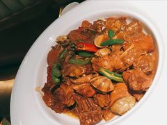 花蛤闷土鸡-悦海·家宴·冰花皮皮虾大锅贴(宝龙店)