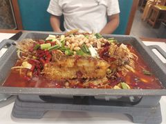 香辣烤鱼-蜀都人家川菜馆(培新街店)