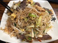 牛肉鸡蛋炒粉干-牛小隆牛肉面馆(四牌楼店)