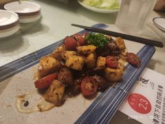 薯泥菠萝梅花肉-铁道茶苑.色稷餐厅(莲花南路店)