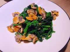 菠菜拌毛蛤蜊-味莊·青岛菜(云霄路店)