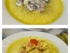 黄芥末蟹柳风味芝士烤土豆-库滋明·俄罗斯特色美食(中央大街店)