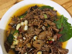 肝腰合炒-豆腐脑花