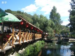 蓝天白云水榭-北京水岸山吧度假村(雁栖镇店)