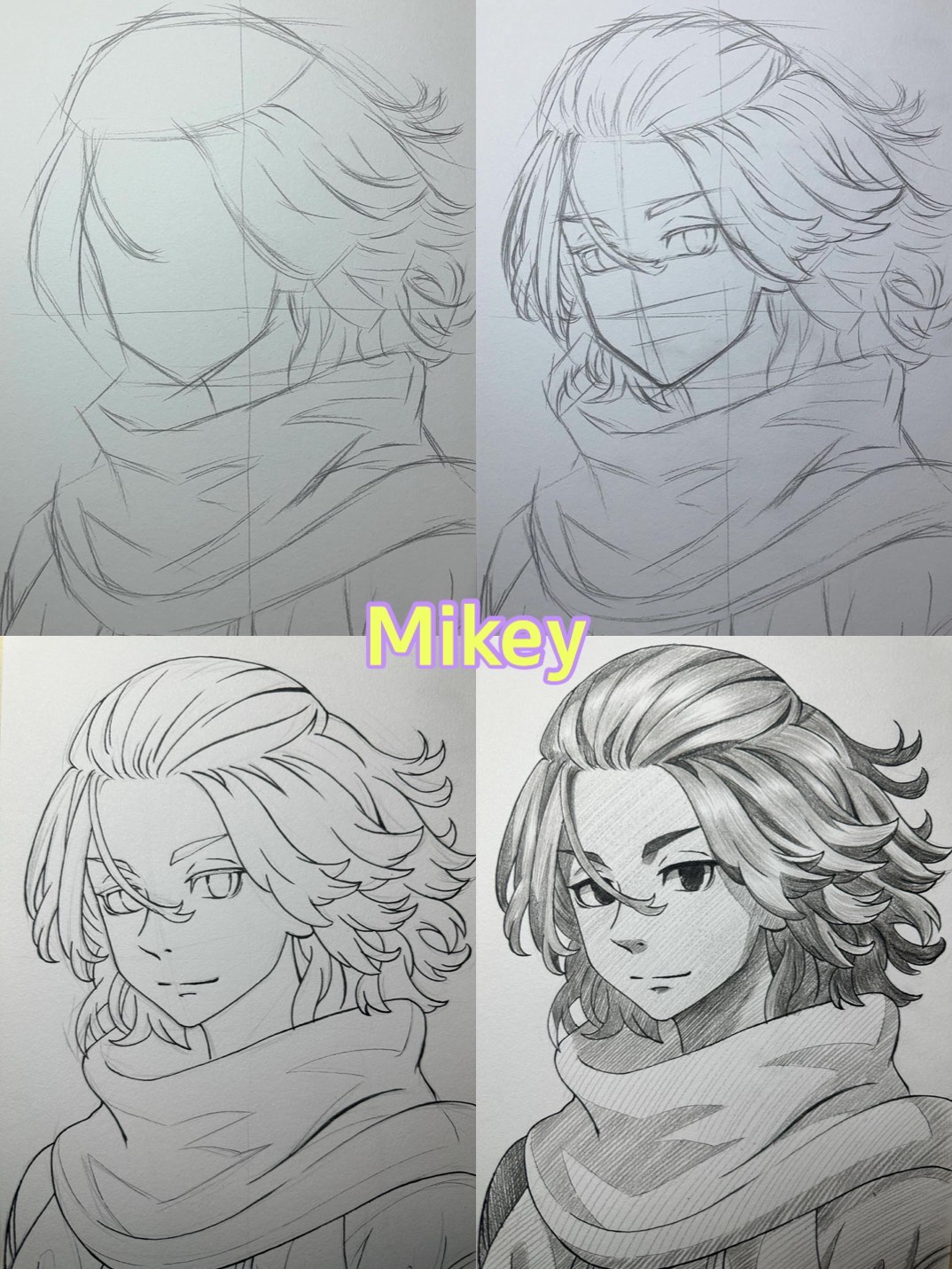 mikey手绘简单图片