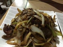 葱爆羊肉-新月斋(豆瓣胡同店)