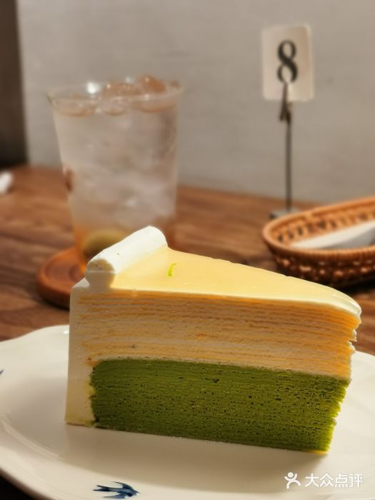 無早咖啡日本抹茶柚子千层图片