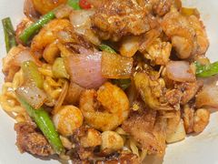 虾爆牛蛙面-寻裕记·现炒浇头面(人民广场店)