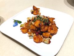 宫爆虾仁-将相和·海鲜蒸饺大连菜
