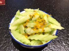 百香果黄瓜-何妹湿辣牛肉·粤式烧烤砂煲(桂雅路店)