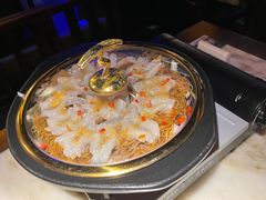 蒜蓉粉丝蒸开边虾-绿茶餐厅(乐峰广场店)