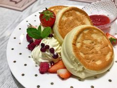 舒芙蕾Pancake（草莓）-娜娜家·Nana's restaurant(国金汇店)