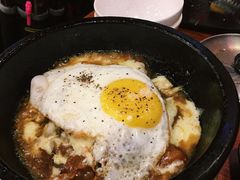 咖喱芝士石锅拌饭-大阪烧肉BAKA一代(十亩地店)