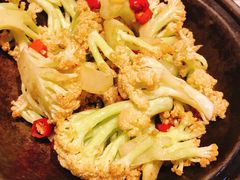 干锅菜花炒-朵朵开素食餐厅(后宰门街店)