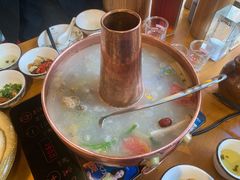 腊排骨土鸡双拼小锅-民食香·腊排骨野生菌美食(木府店)
