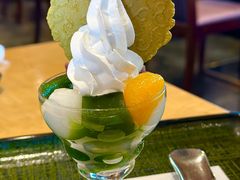 抹茶杏仁牛奶果冻-伊藤久右卫门(宇治本店)