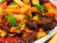辣爆羔羊肉-宁夏国强手抓羊肉·清真菜(未央路凤三店)
